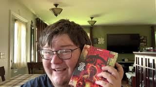 Opening a gift from the magnificent Todd E Walnuts