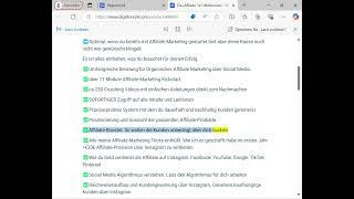 Das Affiliate 1x1: Masterclass by Affiliate Franzi Eine genaue Anleitung, wie du dir mit organischen