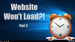 Website won't load Part 3 - Website Maintenance