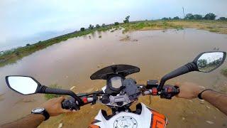 I trashed my KTM in a small Pond | Jaipur Rajasthan