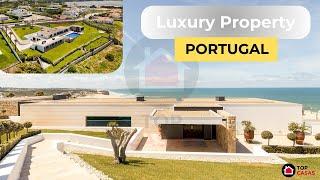 Look at this ocean front one of a kind luxury villa for sale in Foz do Arelho Silver Coast Portugal