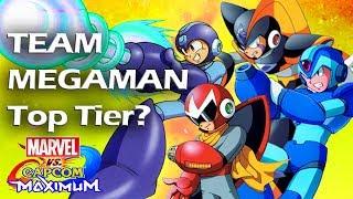 Megaman, Protoman, Bass,  X - THIS TEAM IS GOOD! - MVC Max Mugen 2019