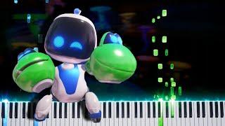 Astro Bot - Tite Mites (Crystal Cave): Piano Tutorial