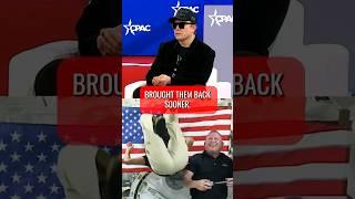 MUSK: Biden Abandoned Astronauts so a Trump Supporter Wouldn't Look Good