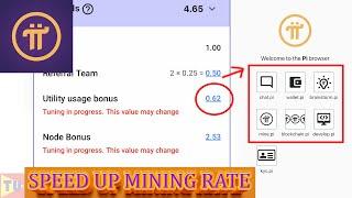 Speed up your mining rate simple and effective (Utility usage trick)