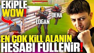 EKİPLE WOW!! EN ÇOK KİLL ALANIN HESABI FULLENİR!! PUBG Mobile