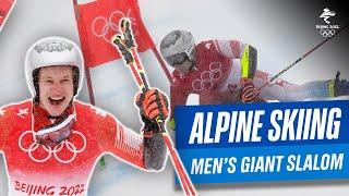  Marco Odermatt wins gold medal!  | Men's giant slalom #Beijing2022