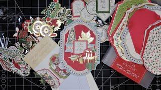 Anna Griffin "Simply Christmas" Card Making Kit Review Tutorial! Small Card Set, Minimal Product!