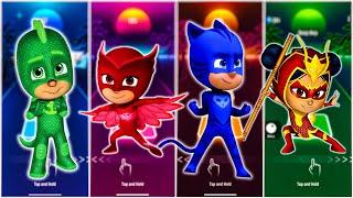 Catboy  Owlette  Gekko  Romeo | PJ Masks | Tiles Hop EDM Rush