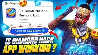 TRYING FREE DIAMOND HACK APPS FROM PLAYSTORE  | GARENA FREE FIRE