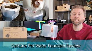 BEST PET FOUNTAIN ON THE MARKET??? - CatCare Pet Water Fountain Review