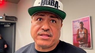 Robert Garcia says Vergil Ortiz happy to WELCOME Jaron Ennis to 154 after Chukhadzhian win