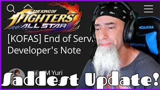 We finally have a decent update with the worse news possible! King of Fighters All Star