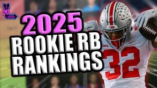 TOP 2025 Rookie Running Back Rankings - Dynasty Fantasy Football