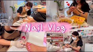 Is there someone who enjoys their work? That's me! Day in My Life as a Nail Salon Owner