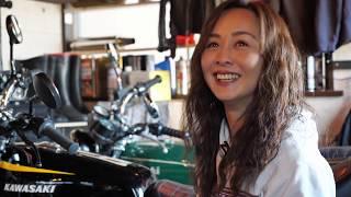 【Full version】Cute motorcycle  mother  / 美人Z400FX乗りのドキュメンタリー