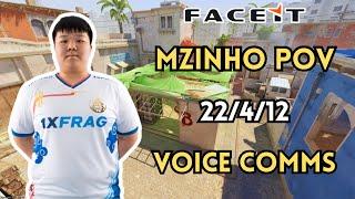 Mzinho POV w/IZR + VOICE COMMS (22/4/12) CS2 FACEIT December 14th 2024