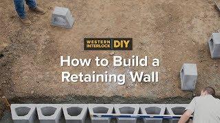 How to Build a Retaining Wall (step-by-step)