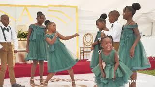 Who said kids can't dance (Mini bridal team Zim wedding) 