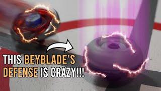 THIS GIANT BEYBLADE STADIUM IS MAGNETIC!! IT MAKES THIS BEYBLADE UNSTOPPABLE!