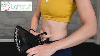 Measuring Body Fat Level with Lightstuff Precision Skinfold Caliper