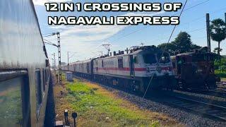 12 In 1 | Trains Crossing Nagavali Express