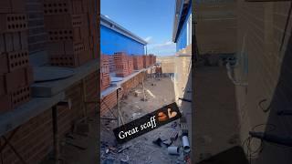 Bricklayers scaffolding (DONE RIGHT!!)   #bricky #bricklayers #brick #scaffolding #short4u #fyshorts