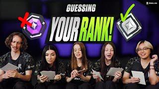 GUESSING YOUR RANK! - Shopify Rebellion VALORANT Rankdle