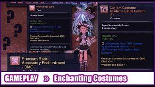 [AuraKingdom] Gameplay » How to enchant costumes