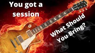 What to bring on a recording session
