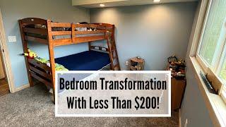 Budget Bedroom Transformation // Under $200!