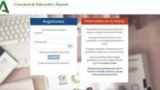 La Consejería de Educación y Deporte formará a 25.000 docentes sobre la plataforma Moodle Centros