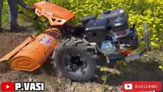 MOTOCULTIVATOR O’MAC MV 15000E LA FREZAT IN LIVADA DE NUCI