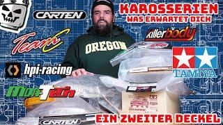 RC Karosserien 1/10  Tipps und viele Hersteller Radstand 257mm Chassis TT01 und TT02 Tamiya Carten