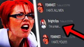 TROLLING A ANGRY RACIST FEMINIST ON DISCORD!