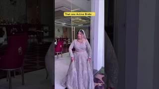 THAT ONE ACTIVE BRIDE OWN WEDDING .#gag reel#shorts#youtube
