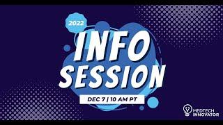 MedTech Innovator 2022 Info Session