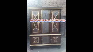 Iron Safe Almari/iron bad new design 2023/iron furniture design/metal furniture design ideas/iron kp