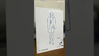 Capturing Moments: Elegant Figure Sketching On-the-Spot