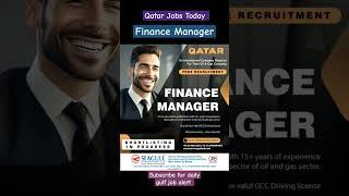 Latest jobs in Qatar, gulf jobs today, qatar jobs today, zoom interview, Finance Manager #qatarjobs