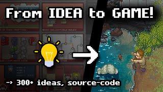 Game Dev ideas for you NEXT GAME - 300+ Ideas that you can play now