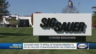 Sig Sauer vows to appeal after being ordered to pay $11 million to man wounded by holstered gun