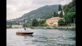 Luxury wedding at Villa Pizzo, Lake Como Italy