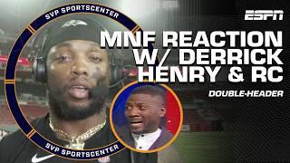 MONDAY NIGHT FOOTBALL FULL REACTION  Derrick Henry calls Lamar Jackson the G.O.A.T ️ | SC with SVP