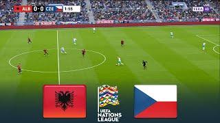 LIVE  ALBANIA vs CZECH REPUBLIC | UEFA Nations League 2024/2025 | Full Match | FL 2025 Gameplay