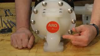 ARO EXP 1" Non-Metallic Diaphragm Pump Disassembly Tutorial