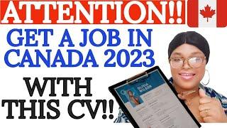 How To Write Canada CV For International Job Seekers |Get Noticed By Canadian Employers