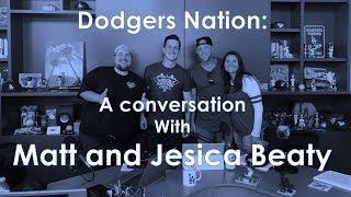 Getting to Know Clutch Dodger Rookie Matt Beaty and His Wife Jesica | Blue Heaven Podcast