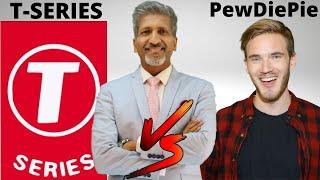 T-Series VS PewDiePie I Youtuber's Comparison I #shorts I #ytshorts I #tseries