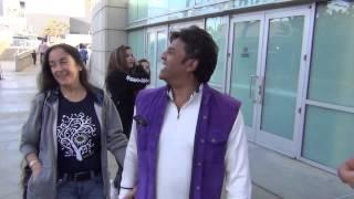 Erik Estrada arriving to the Lakers vs Nuggets Game @ErikEstrada